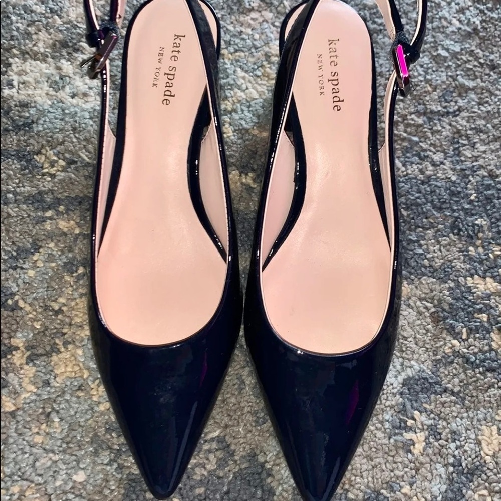 Kate Spade Low Block Heel Pumps
